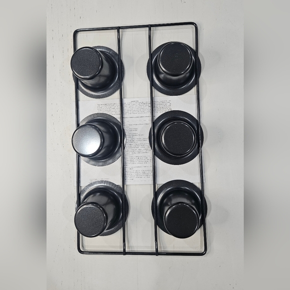 Cuisinart AMB-6POP 6 Cup Popover Pan Allot Steel, Non Stick, Tapered Cups. - Picture 3 of 5